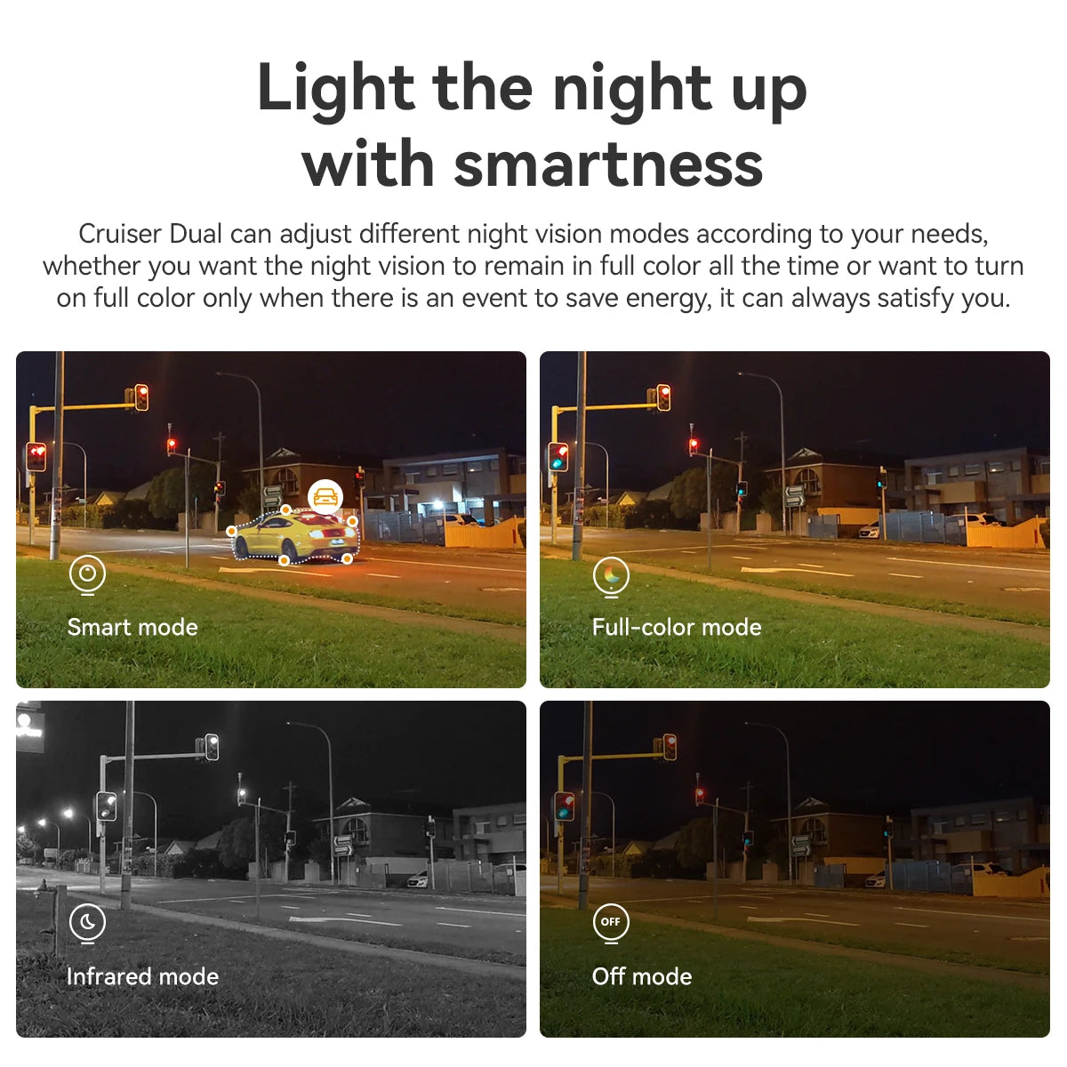 Câmera IMOU Cruiser Dual 2 10MP PTZ WiFi com Lente Dupla, Luz de Alerta Vermelha e Azul, Detecção de Veículos e Pessoas