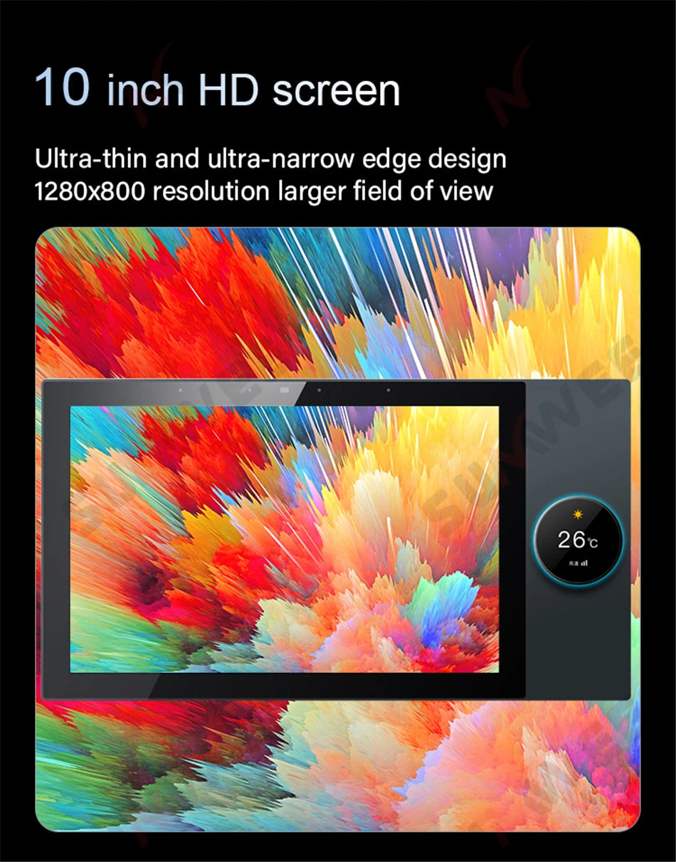 Tuya teatro inteligente música de fundo 4 + 32g android 11 sistema embutido zigbee gateway bluetooth wifi áudio na parede amplificador de potência