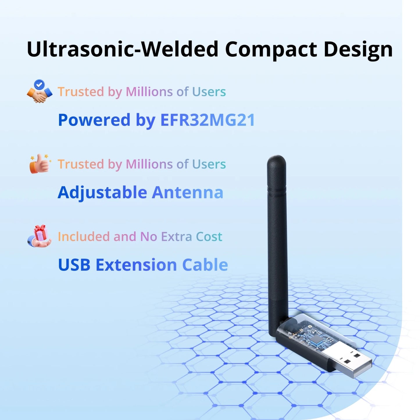 Gateway Zigbee Thread USB Dongle Lite Compacto 65% Menor Econômico SONOFF Dongle-LMG21