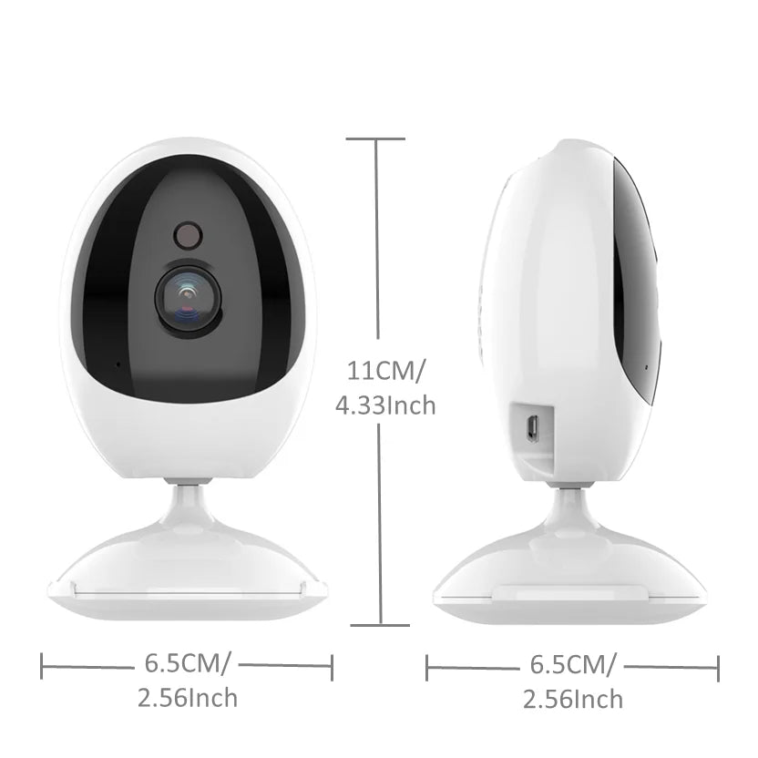Câmera olho de peixe ICSEE 180 graus grande angular 1.44mm Len visão noturna 1080P segurança doméstica VR Wifi câmera panorâmica inteligente AI