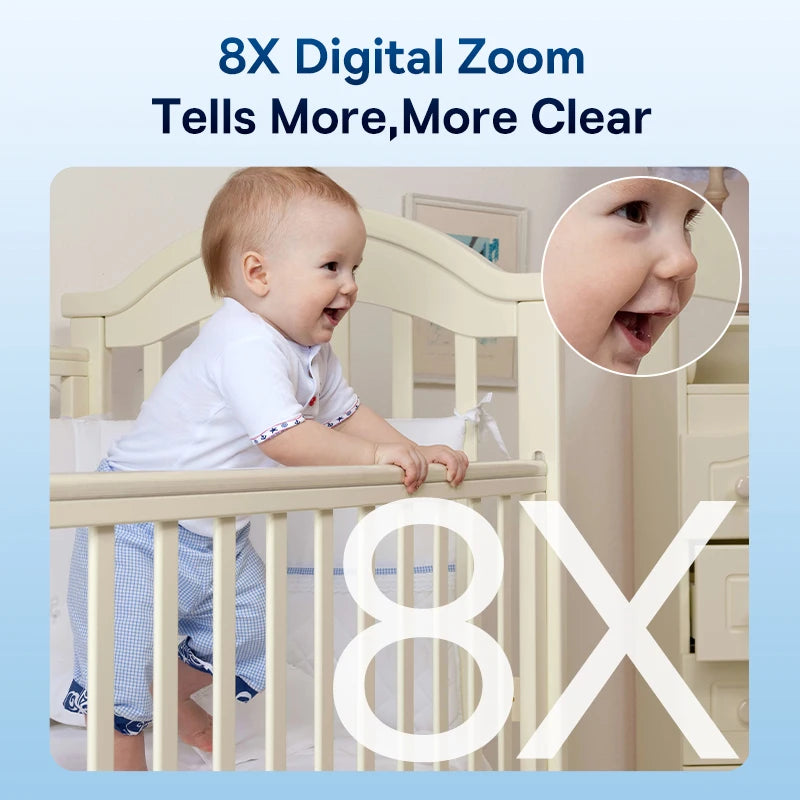 Câmera Baseus P1 Pro 5MP 3K WiFi Dual Band 2.4G/5G 360° com IA Quádrupla