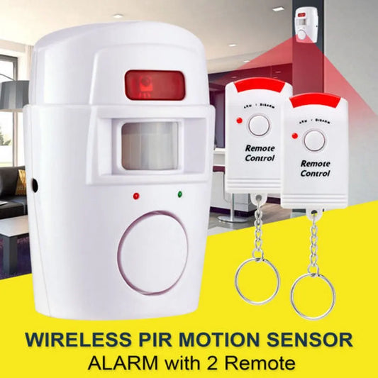 Sensor de movimento sem fio alarme detector de segurança sistema de alerta ao ar livre indoor conhecido afstandsbed leathis garagem