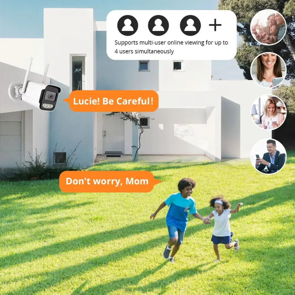 Tuya wifi câmera ip sem fio hd 5mp ai humano detectar câmera cctv bala vigilância ao ar livre proteção de segurança à prova dwaterproof água cam