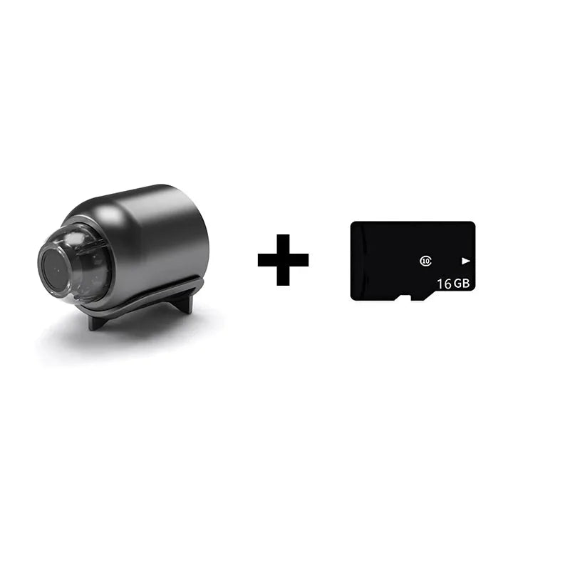 Mini Câmera Arvin X5 1080P – Vigilância Sem Fio com Visão Noturna e Gravação MicroSD