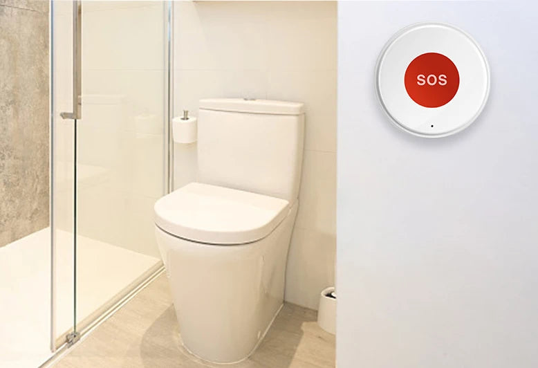 Tuya wifi sos botão uma chave de emergência sem fio alarme segurança dispositivo pânico para idosos crianças segurança em casa vida inteligente app remoto