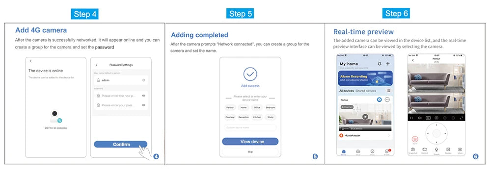 Câmera IP Solar 4G V380 8MP Lente Dupla PTZ 355° Bateria 8000mAh PIR+Radar Detecção Humana Visão Noturna IP66 App V380 - V380