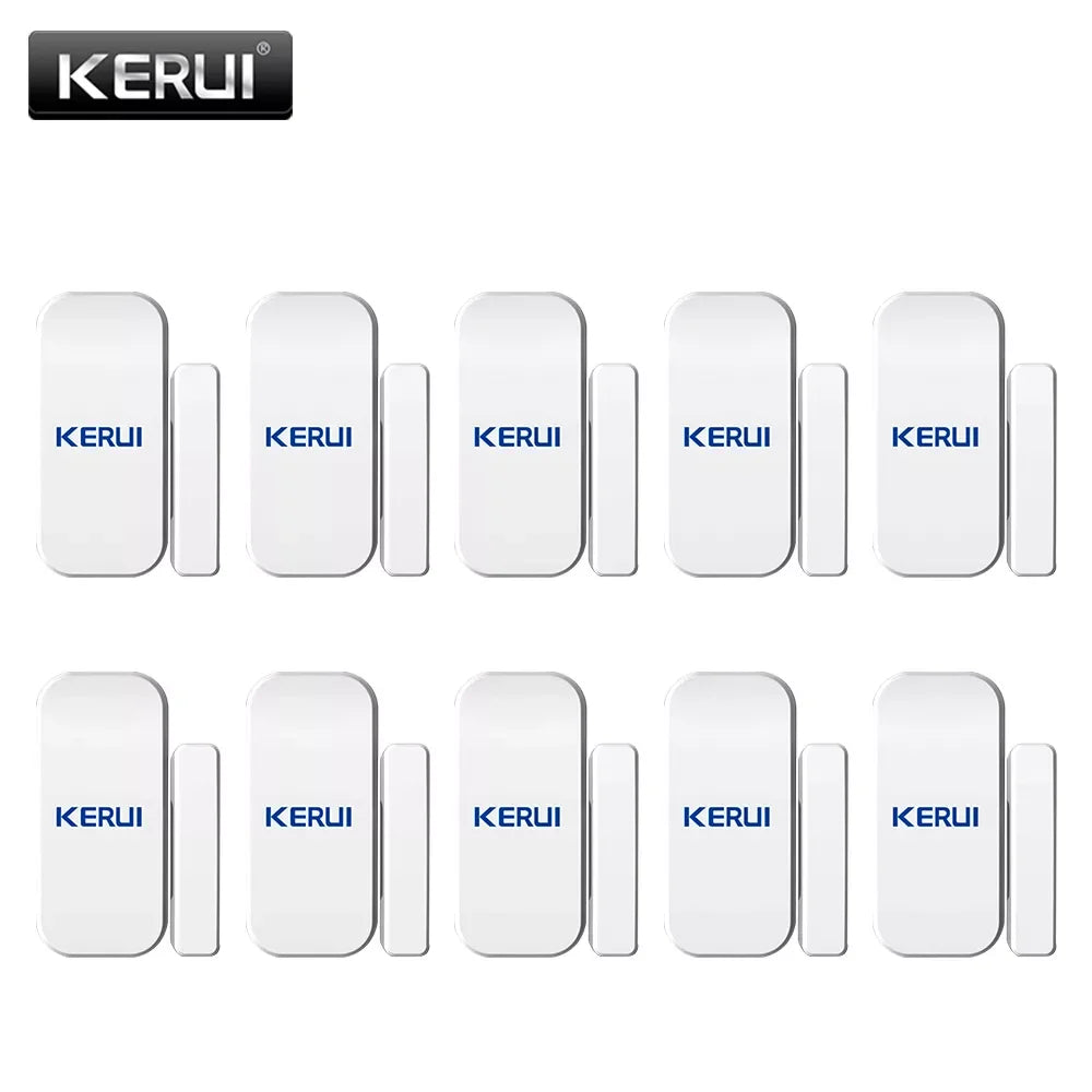 Sensor Magnético de Porta/Janela KERUI D025 Sem Fio 433MHz para Sistema de Alarme GSM PSTN - KERUI