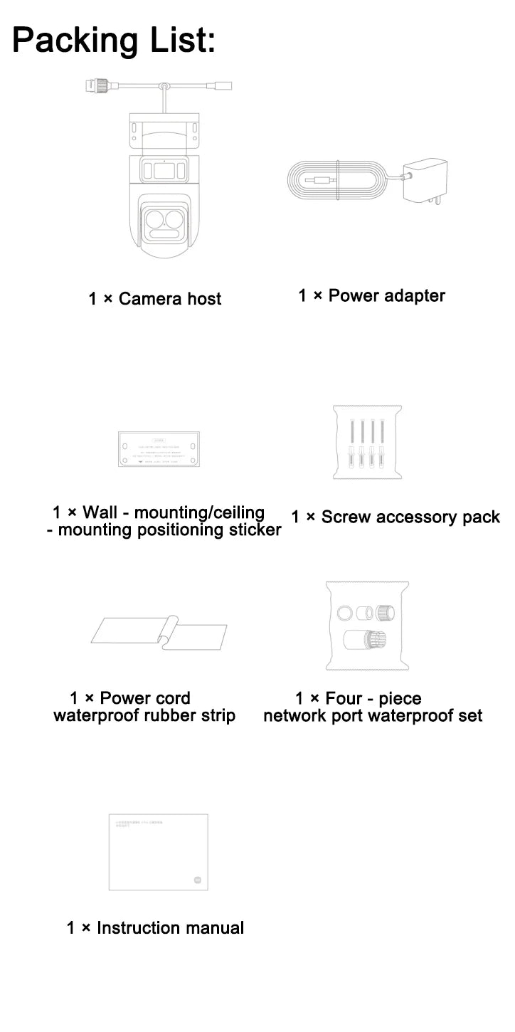 Câmera Xiaomi Smart Outdoor 4 Pro - Tripla Lente 360° 5MP 3K Zoom Híbrido 9x IP66