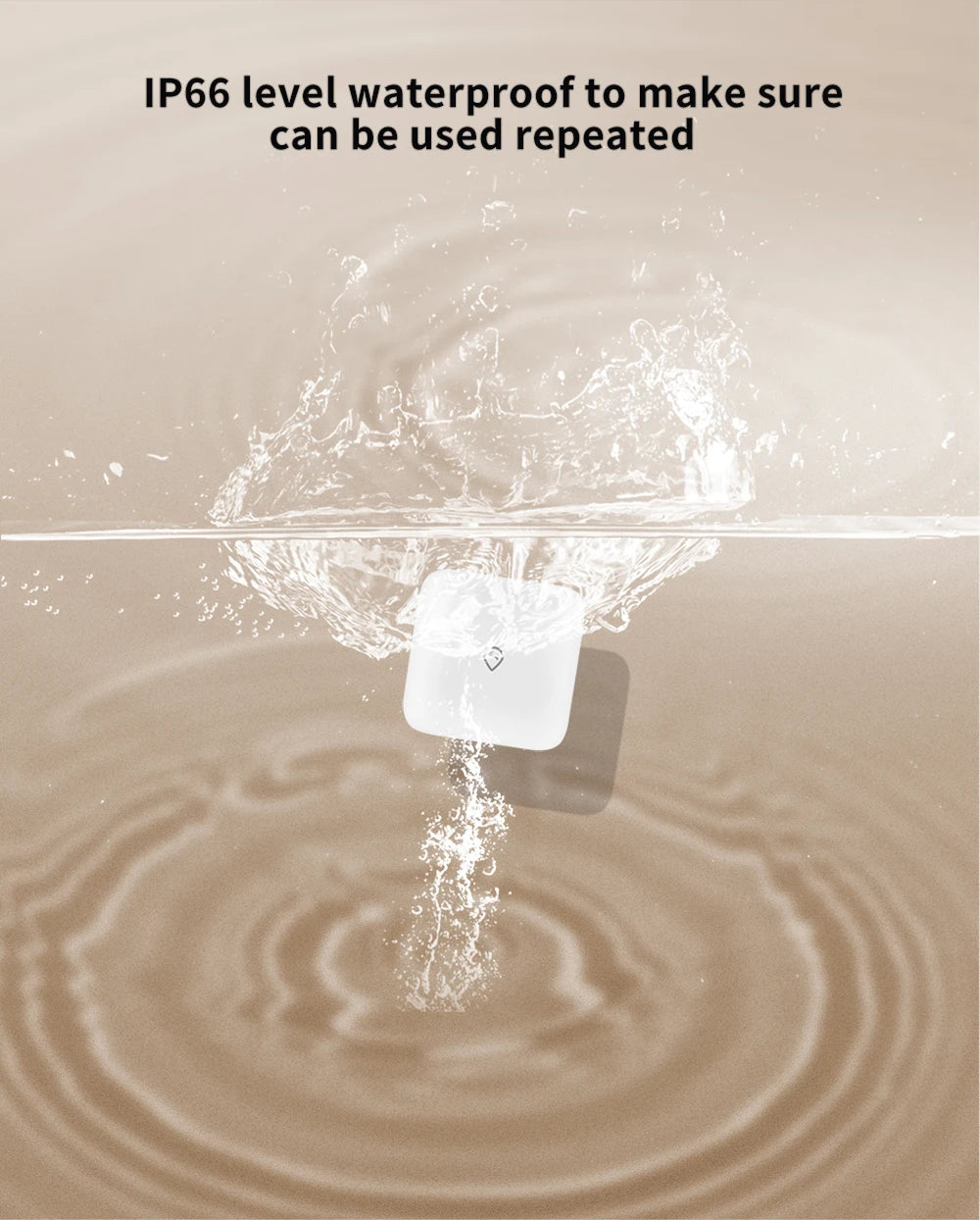 Sensor de Vazamento de Água Zigbee - Detector Inteligente com Alarme - Tuya/Home Assistant/eWeLink