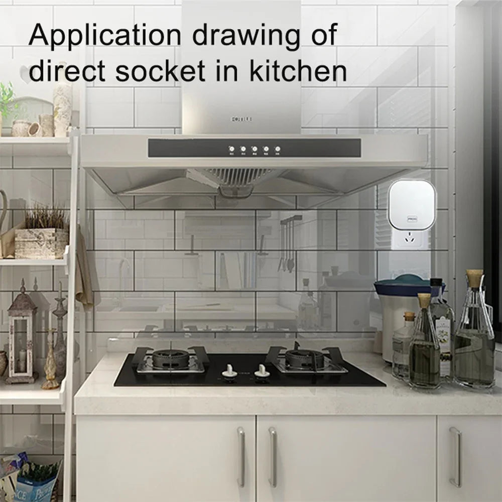 Detector de Gás Natural e Monóxido de Carbono WiFi Inteligente com Alarme Tuya Smart Life IHOMECAM