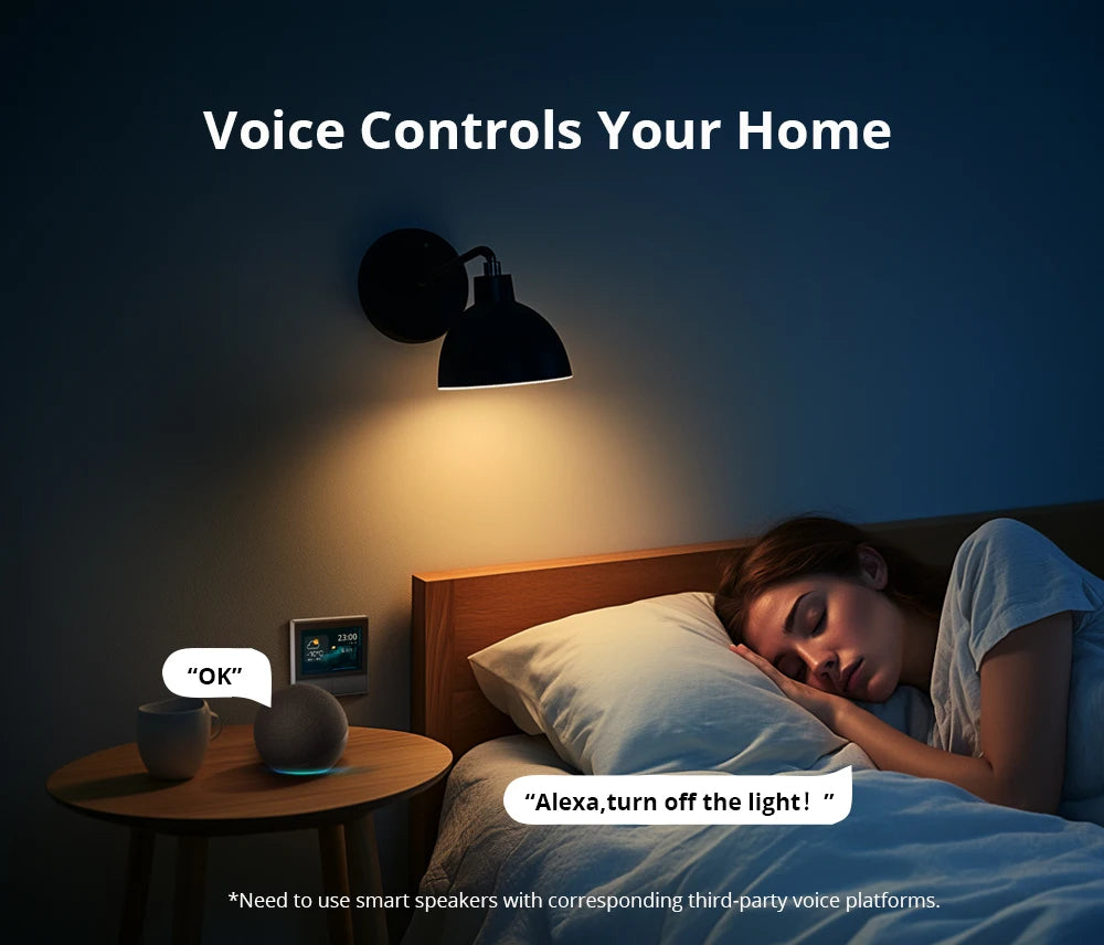 SONOFF NSPanel – Painel Touchscreen 3,5" WiFi com Controle de Cenas, Termostato e Display Meteorológico