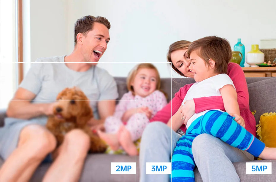 Câmera de Segurança KERUI 5MP 4K Tuya Smart WiFi Mini com Rastreamento Automático IA, Detecção Humana e Visão Noturna Colorida