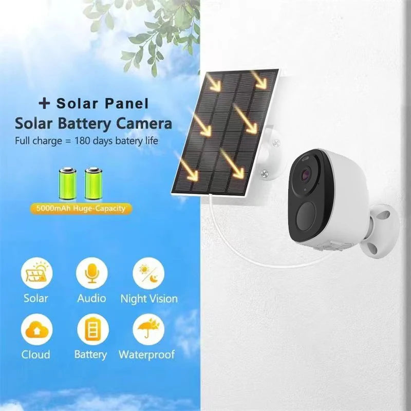 Câmera de Segurança HEIYOUCAM BW4 2K/3MP Solar WiFi com Holofote e Sirene - IP66