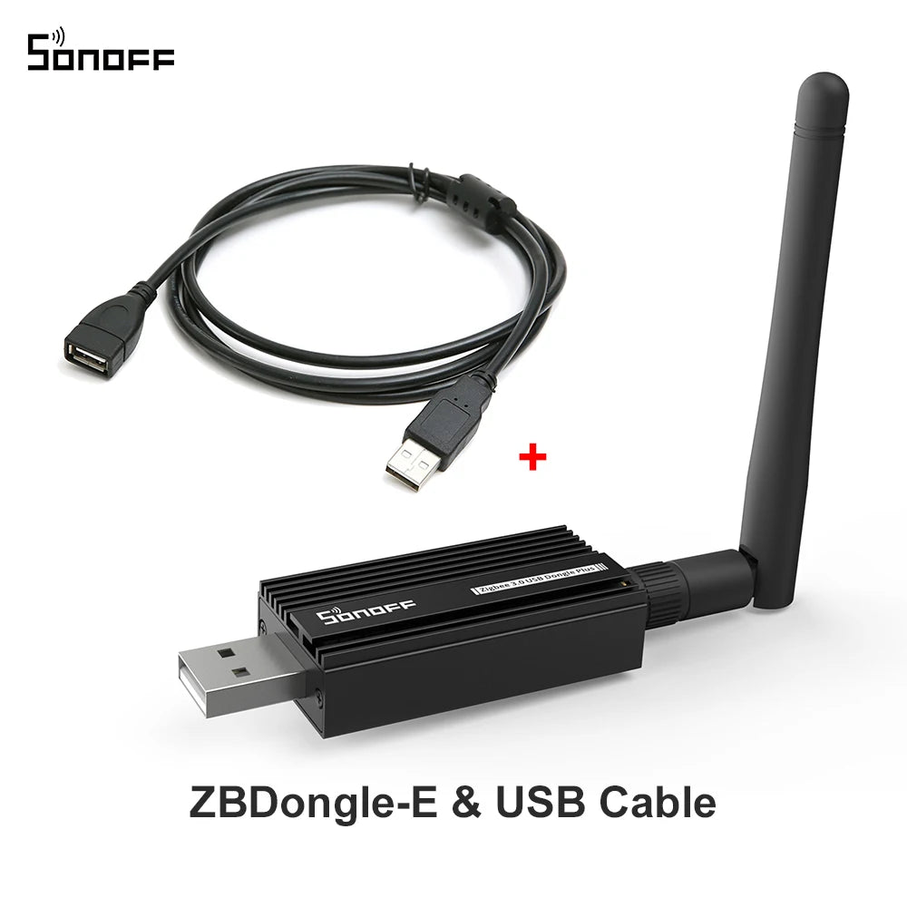 SONOFF ZBDongle-E - Gateway USB Zigbee 3.0 - ZHA Zigbee2MQTT - Pré-Flashado