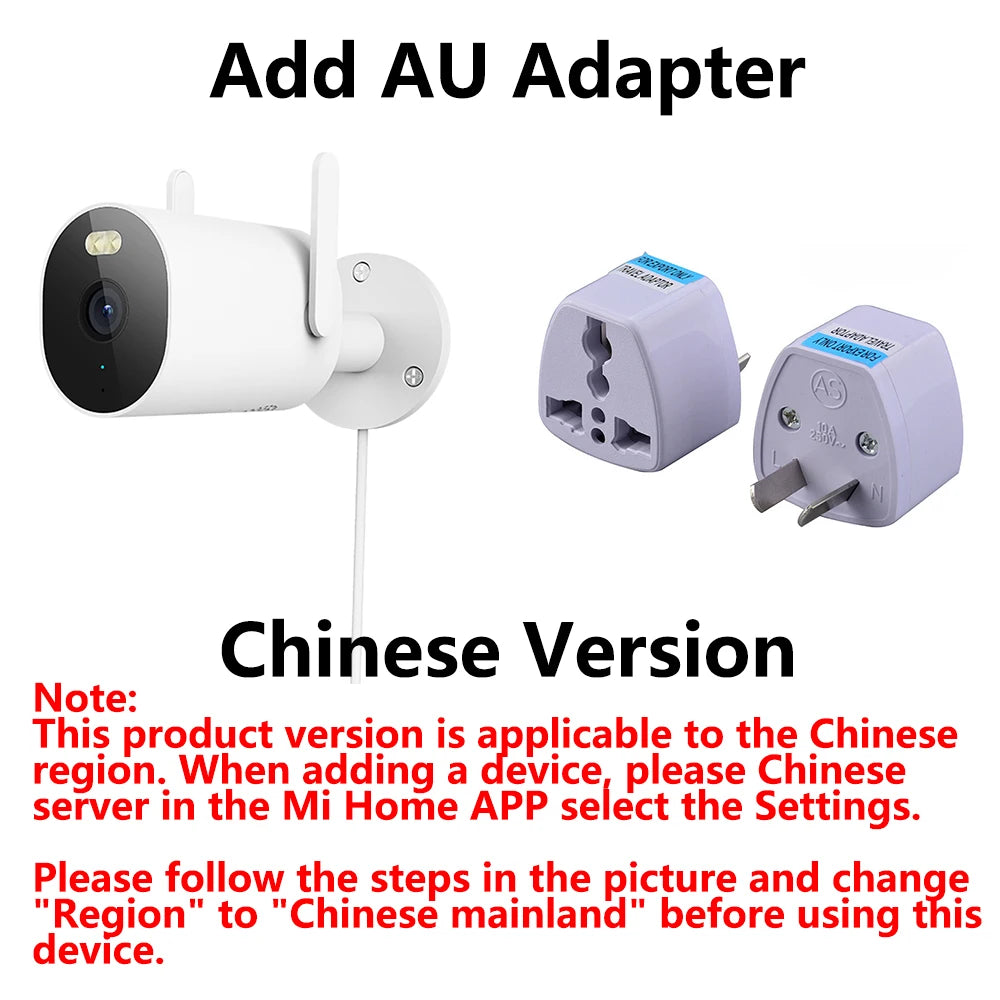 Câmera Xiaomi AW300 2K Outdoor - IP66 - Visão Noturna Colorida - WiFi 2.4GHz - Zoom 4x - Mi Home
