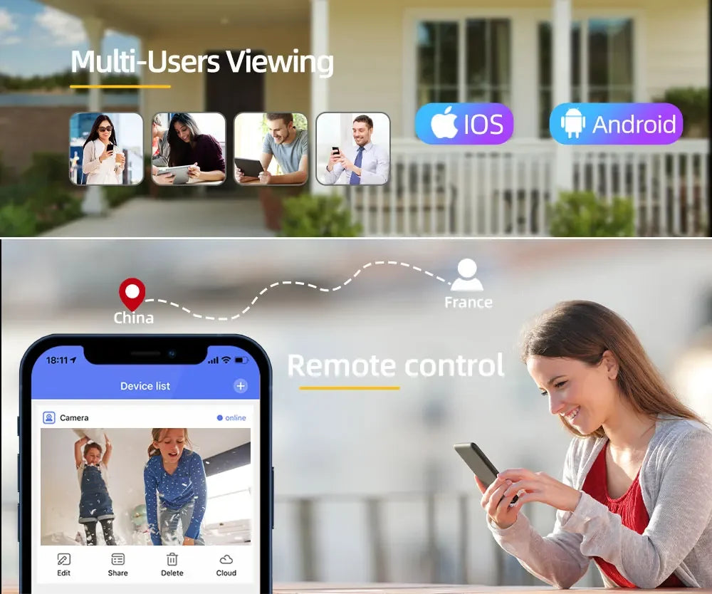 Tuya câmera ip de segurança sem fio ao ar livre 4k 8mp hd lente dupla externa wifi câmera ptz rastreamento automático câmera de vigilância de rua