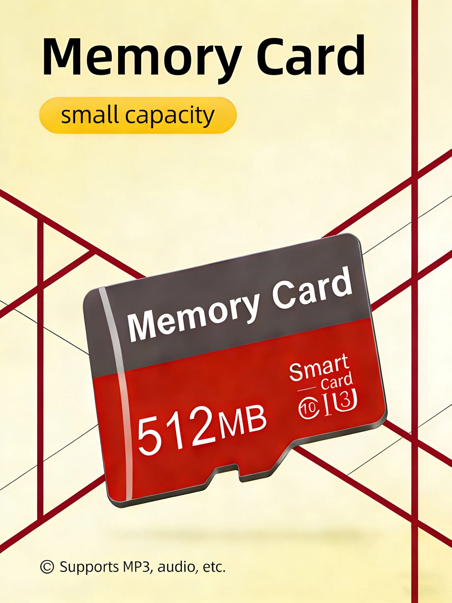 Cartão de Memória Micro SD JESW 64MB/128MB/256MB/512MB Classe 10 UHS-3
