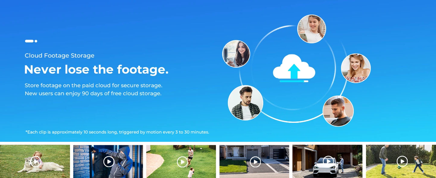 Câmera IMILAB EC6 Dual Pro 10MP 3K+3K WiFi 360° com Visão Noturna Colorida