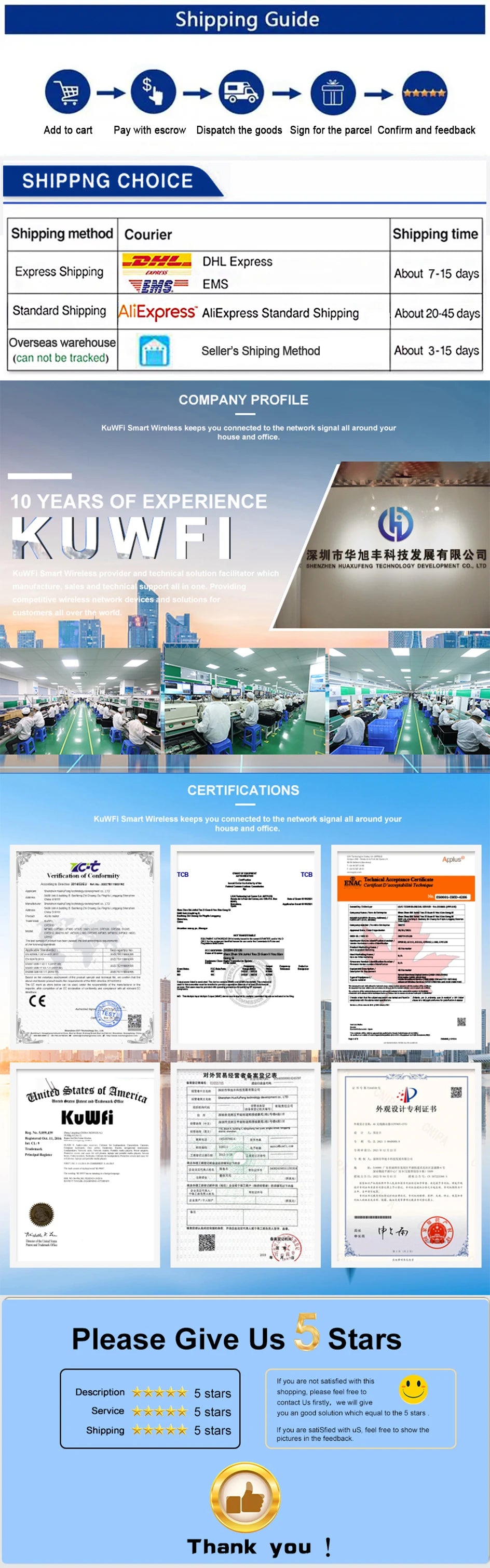 Switch PoE KuWFi 10 Portas 100Mbps - 8 PoE Injetor RJ45 Câmera IP AP Wireless CCTV Plug & Play