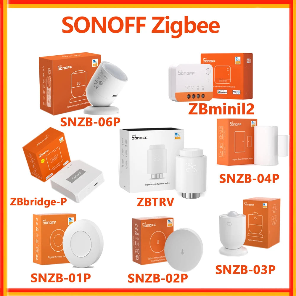 Botão Sem Fio Zigbee 3.0 SNZB-01P Sensor Inteligente Casa Inteligente SONOFF