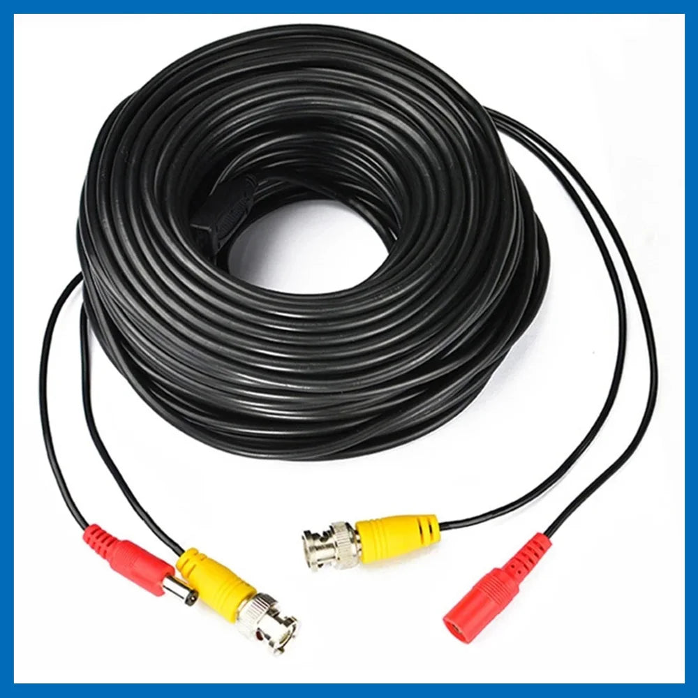 Cabo BNC 10m Integrado com Alimentação DC para Câmera CCTV DVR CVBS - SNQP