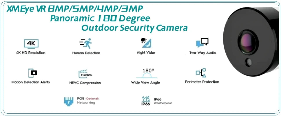 Câmera IP Dome XM 2MP WiFi - Áudio Bidirecional - Detecção Humana - Visão Noturna 30m - Interna
