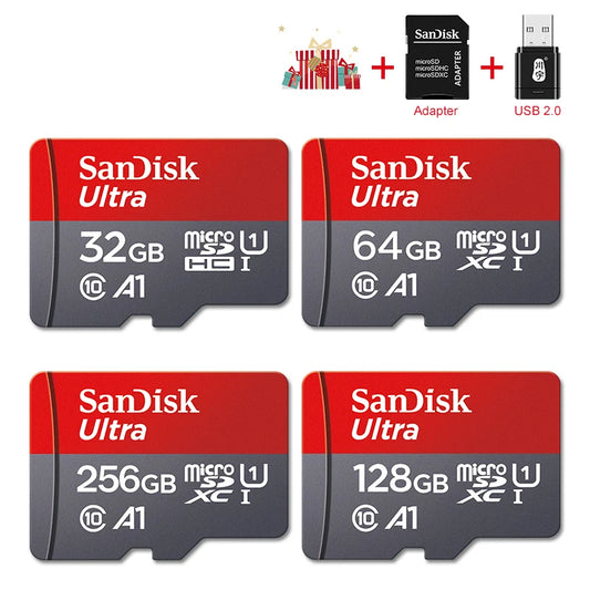 Cartão de memória 512gb 256gb 128gb 64gb 32gb 100mb/s cartão micro sd UHS-1 cartão flash memória microsd sd + adaptador leitor de cartão