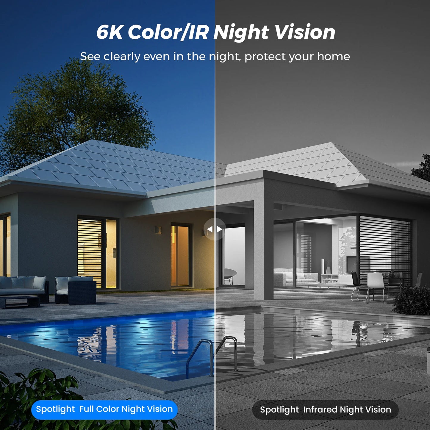 BESDER 15MP Wifi Câmera IP PTZ 10MP Três Tela 180 °   Proteção de segurança CCTV de 8MP com rastreamento automático externo grande angular O-Kam Pro