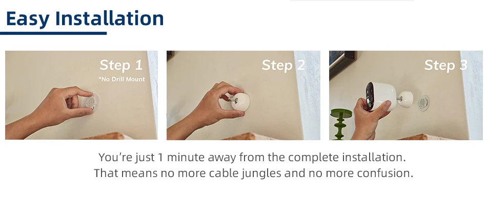 Câmera IMILAB EC4 2.5K 4MP Solar WiFi com Bateria 5200mAh e Zoom 5x IP66