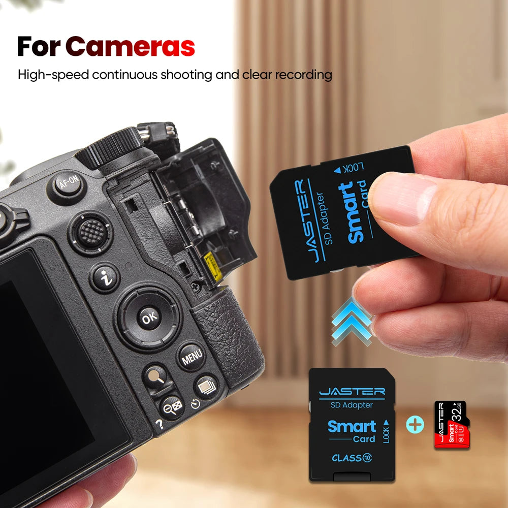 Cartão de memória classe 10 8gb 16gb 32gb mini cartão sd 64gb 128gb portátil tf dispositivos de armazenamento externo para computador presente criativo