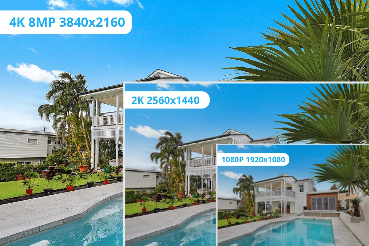 Câmera IP Bullet TPTEK 8MP 4K WiFi - Onvif - Sensor Sony - Visão Noturna 30m - Áudio Bidirecional - CamHi