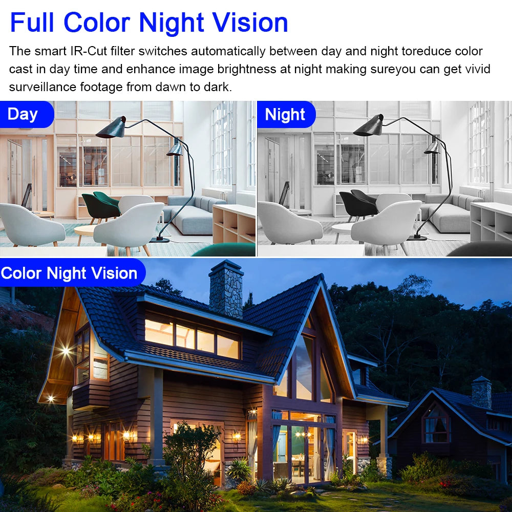 Câmera NINIVISION YU-AHDCAM-4K 8MP 4K AHD Bullet Sensor Sony CCD Visão Noturna IP66 Externo