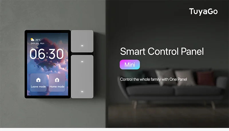 Tuya wifi painel de controle de casa inteligente de 3.5 polegadas tuya zigbee interruptores de toque de parede automação tela lcd 3 relés 3 botões físicos bl