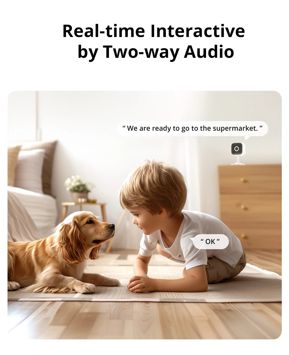 Câmera de Segurança Inteligente 1080P com Detecção Humana e Visão Noturna SONOFF CAM Slim Gen2