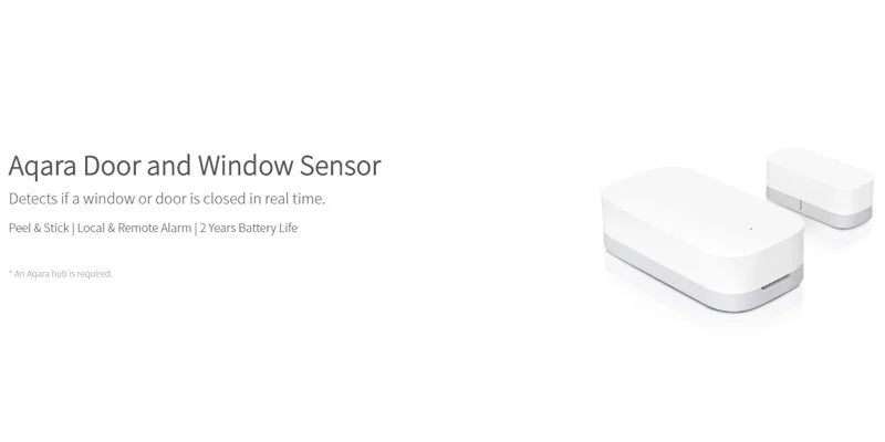 Sensor de Porta e Janela Inteligente Aqara Zigbee Mini Sensor de Porta Conexão Sem Fio Alarme Casa Inteligente para MiHome Gateway HomeKit