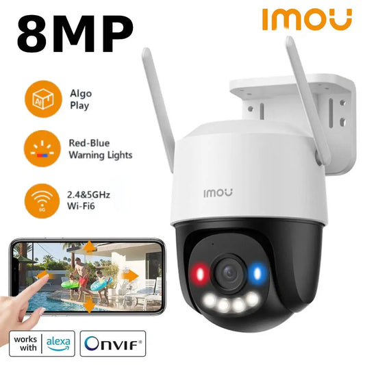 Câmera IMOU Cruiser SC 8MP 4K WiFi/PoE - Rastreamento Inteligente - Visão Noturna Colorida