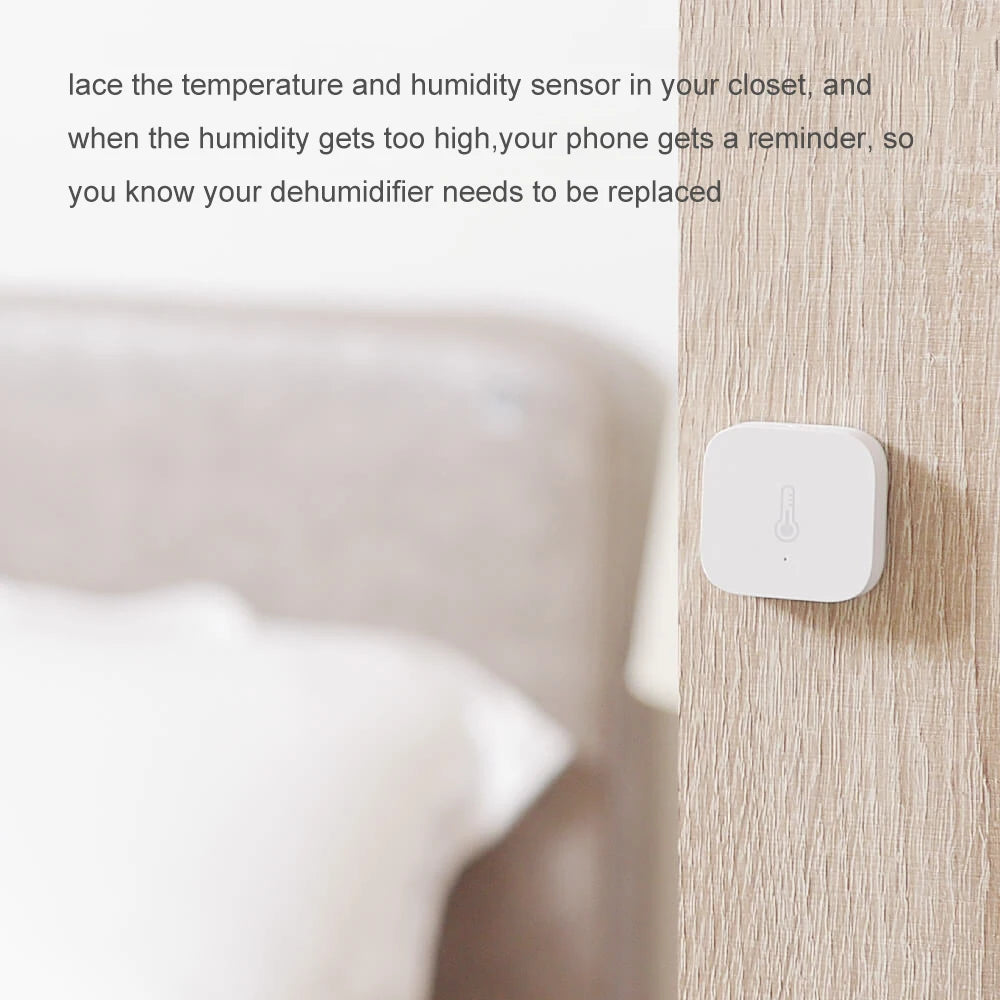 Sensor de Temperatura e Umidade Aqara Zigbee - Monitoramento em Tempo Real para Automação