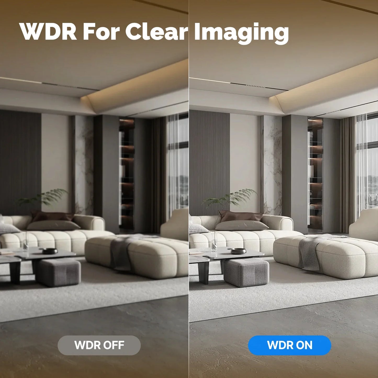 Câmera de Segurança MOES Tuya WiFi 4MP HD Pan/Tilt com Visão Noturna Infravermelha, Detecção de Movimento e Som, Patrulha Panorâmica