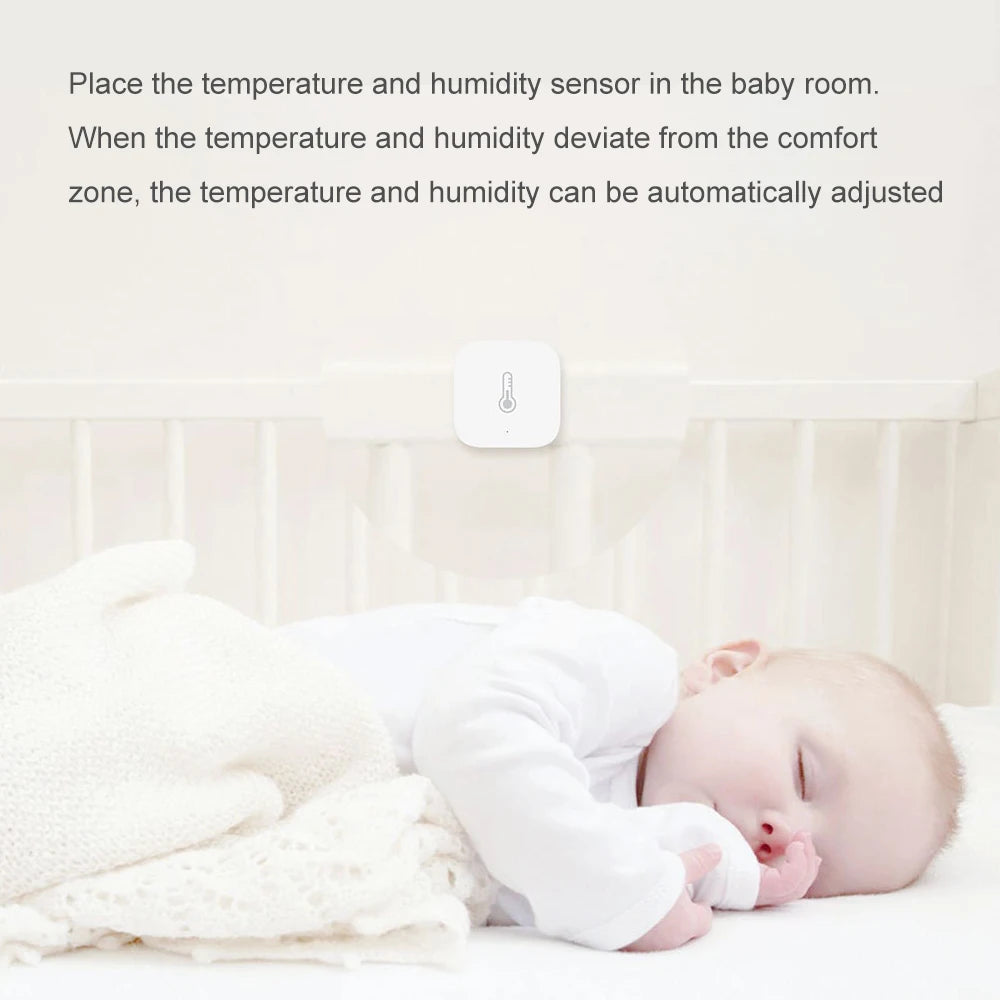 Sensor de Temperatura e Umidade Aqara Zigbee - Monitoramento em Tempo Real para Automação