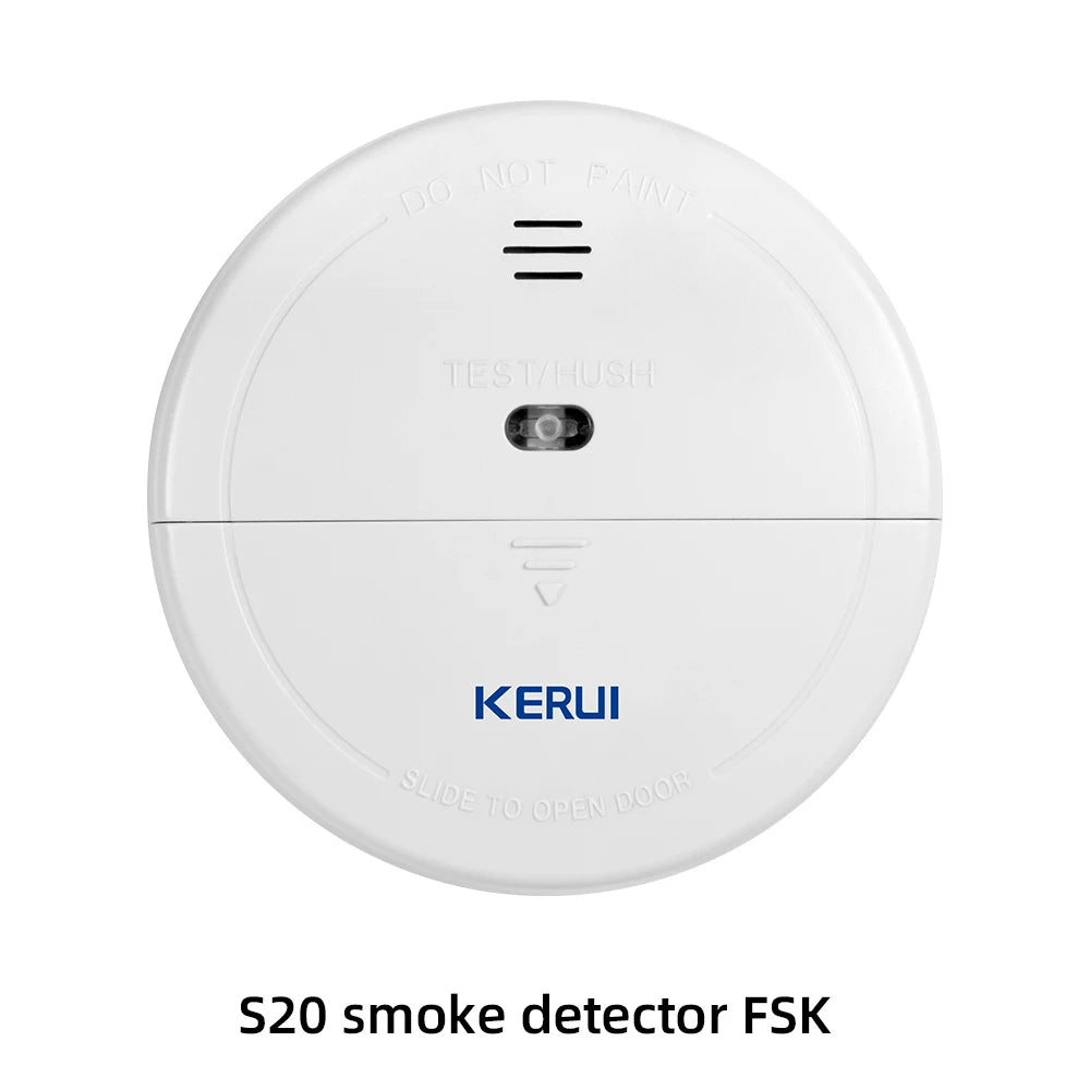 Central de Alarme KERUI G70 Tuya WiFi 4G Tela Touch 7" + Sensor PIR P10 FSK 100 Zonas Sistema Inteligente - KERUI