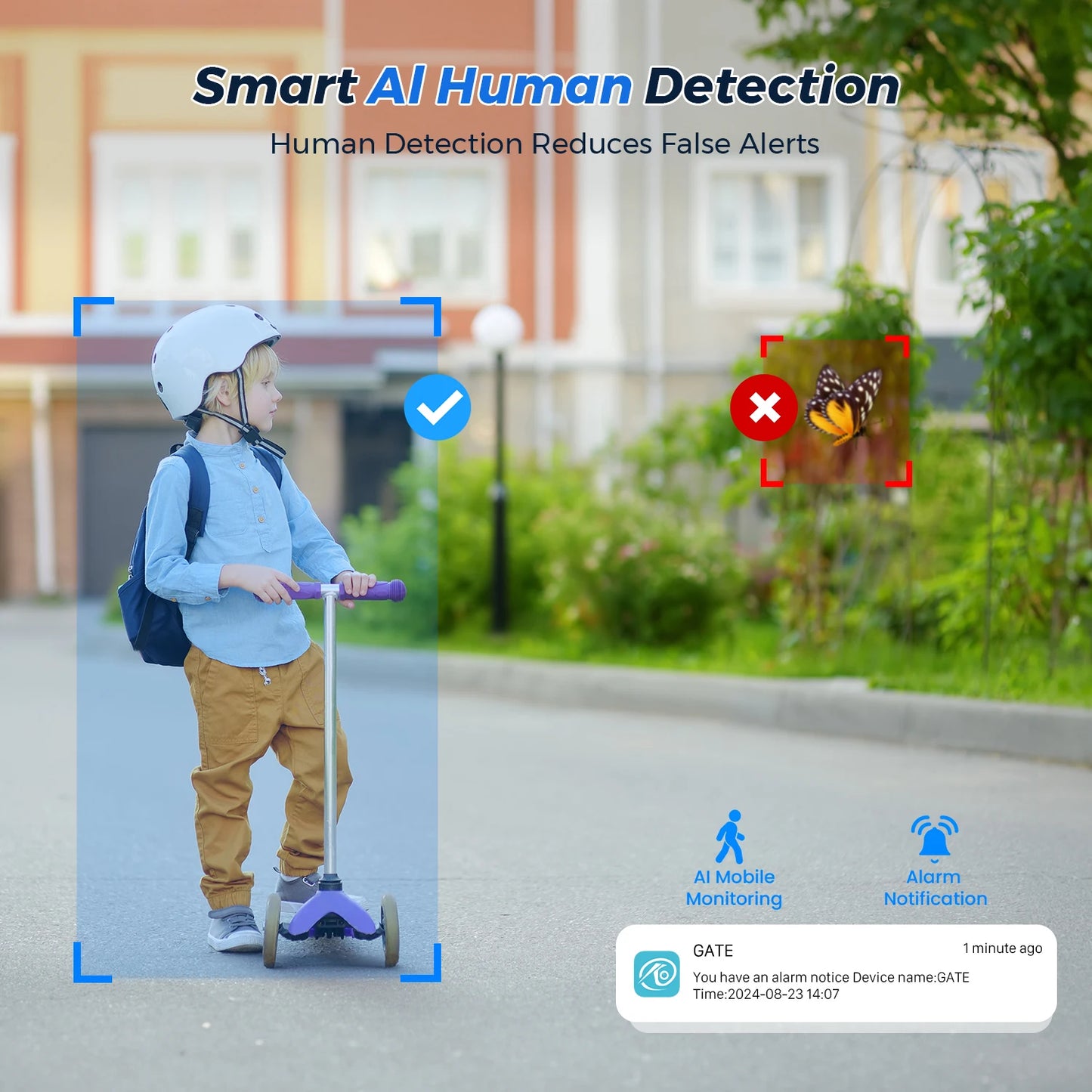Câmera IP WiFi BESDER 10MP Lente Dupla PTZ 360° Tela Dupla Detecção Humana Visão Noturna Colorida IP66 App O-Kam Pro - BESDER