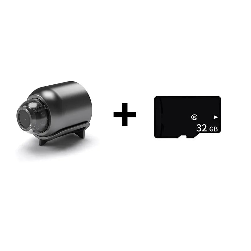 Mini Câmera Arvin X5 1080P – Vigilância Sem Fio com Visão Noturna e Gravação MicroSD