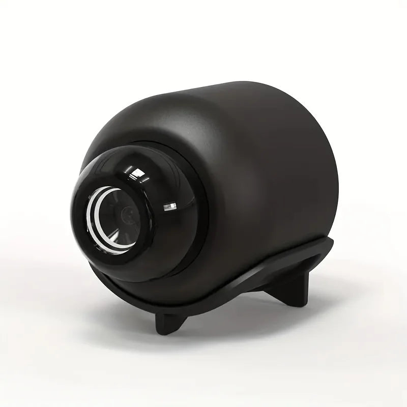 Mini Câmera WiFi 1080P – Portátil, USB, Visão Noturna, Detecção de Movimento e Alarme Remoto