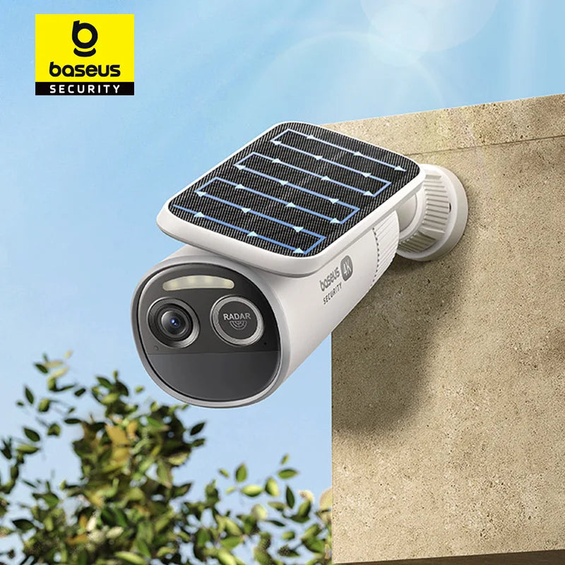 Câmera Baseus Security S2 4K Solar WiFi com Face ID e IP67 - 145° FOV