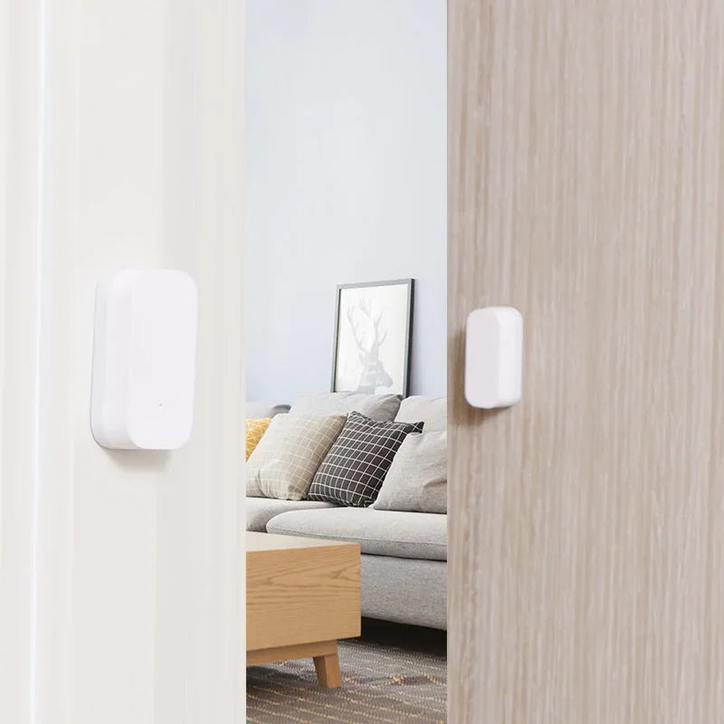 Sensor de Porta e Janela Inteligente Aqara Zigbee Mini Sensor de Porta Conexão Sem Fio Alarme Casa Inteligente para MiHome Gateway HomeKit