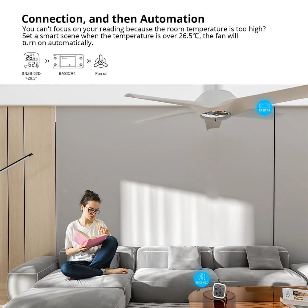 SONOFF-Básico R4 Casa Inteligente Interruptor WiFi, Módulo De Controle Remoto, Modo De Interruptor Mágico Via Ewelink APP, Funciona com Alexa, DIY