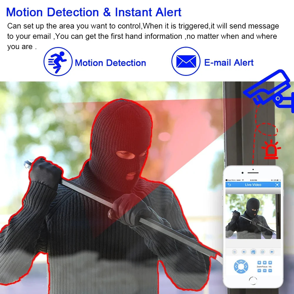 Câmera NINIVISION YU-AHDCAM-4K 8MP 4K AHD Bullet Sensor Sony CCD Visão Noturna Colorida IP66