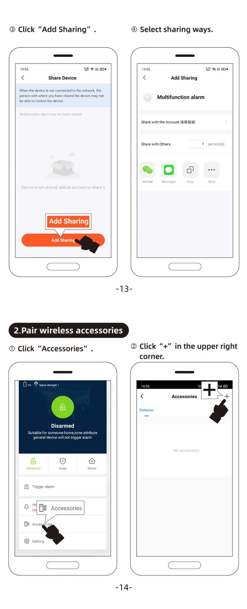 Tuya wifi sistema de alarme de casa inteligente 120db alarmes de segurança contra roubo sirene vida inteligente app controle sem fio kits de alarme anti-roubo