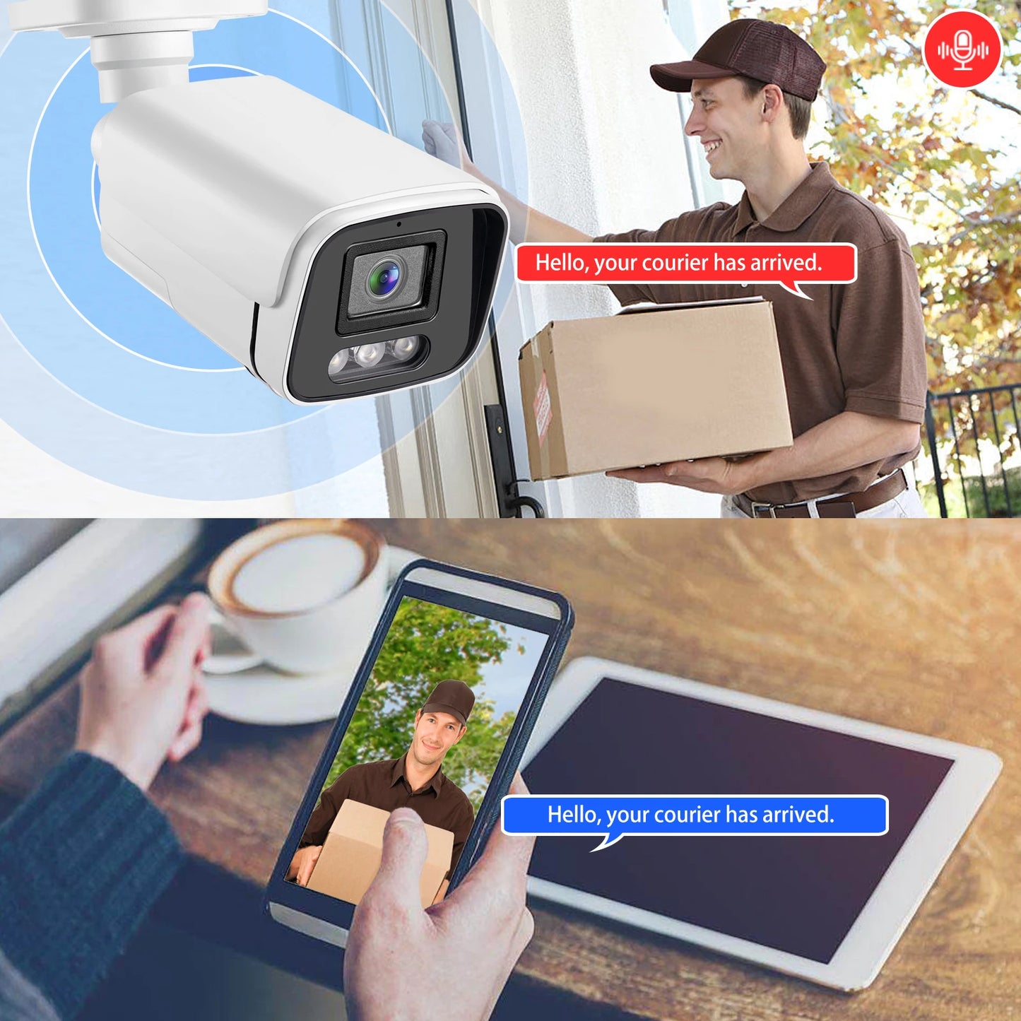 Câmera IP Gadinan 60FKSXM 3MP 6MP 8MP 4K Sensor Sony IMX Bullet Visão Noturna Colorida IP66 PoE