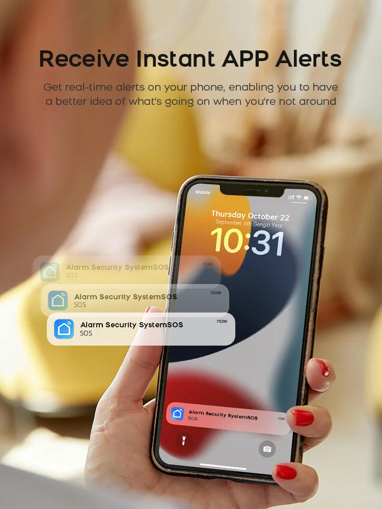 Pgst residencial tuya inteligente gsm wifi sistema de alarme para casa alarme segurança sem fio casa vida inteligente app controle trabalho com alexa